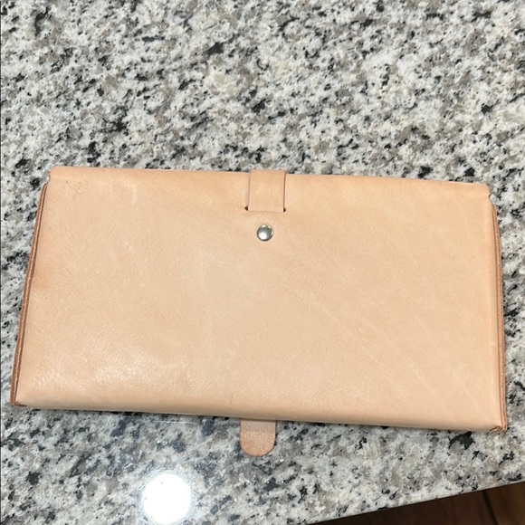Colsen Keane Natural Tan Leather Clutch - starting to patina - Picture 2 of 5